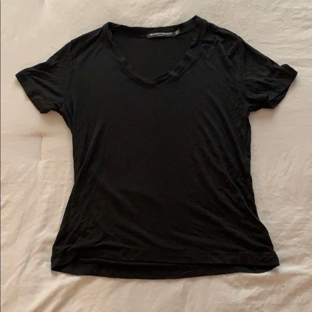Black cropped top